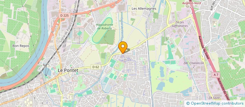 localisation de l'entreprise MONSIEUR DAVID DUHAMEL  LE PONTET