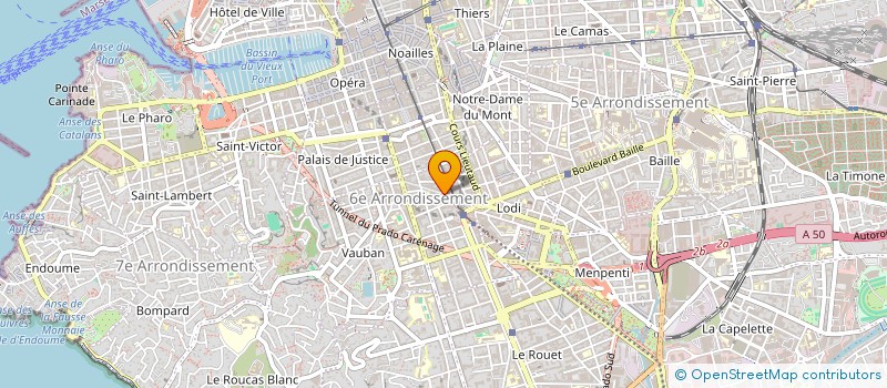 localisation de l'entreprise MONSIEUR DAVID DUJARRIER  MARSEILLE