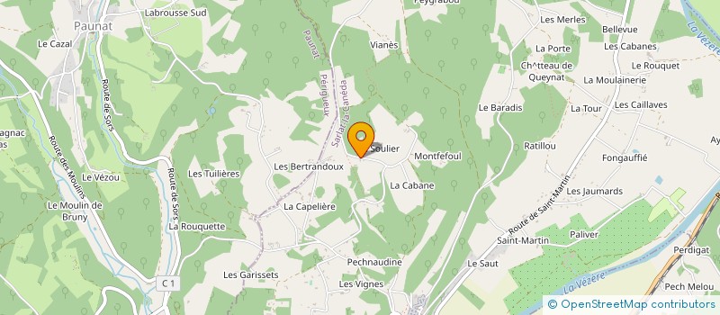 localisation de l'entreprise MONSIEUR DAVID DULAC  VAL DE LOUYRE ET CAUDEAU