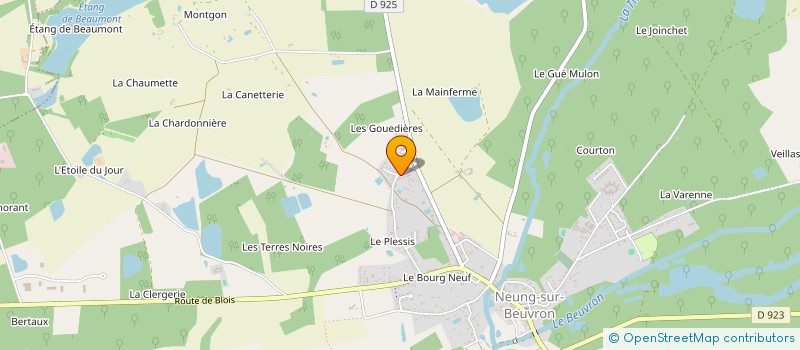 localisation de l'entreprise MONSIEUR DAVID DULONDEL  NEUNG-SUR-BEUVRON