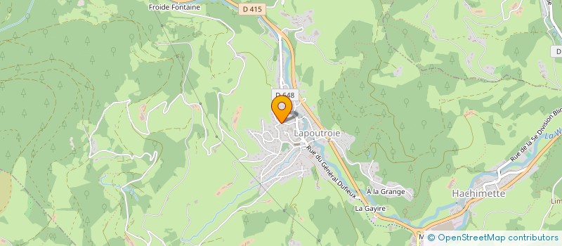 localisation de l'entreprise MONSIEUR DAVID DUMAS  KAYSERSBERG VIGNOBLE