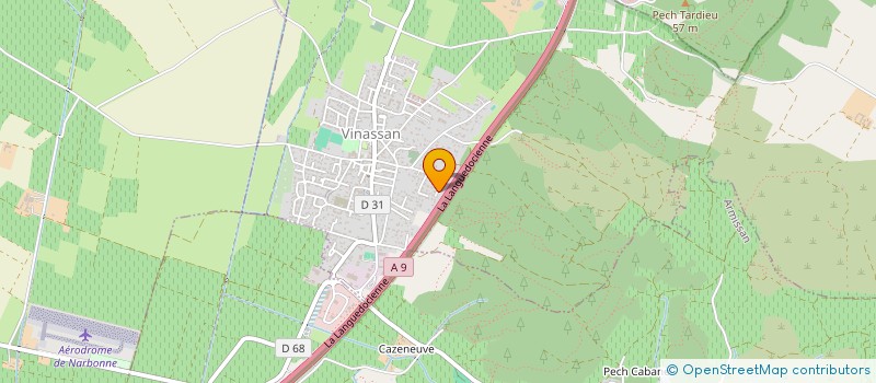 localisation de l'entreprise MONSIEUR DAVID DUMONT  CUXAC-D'AUDE