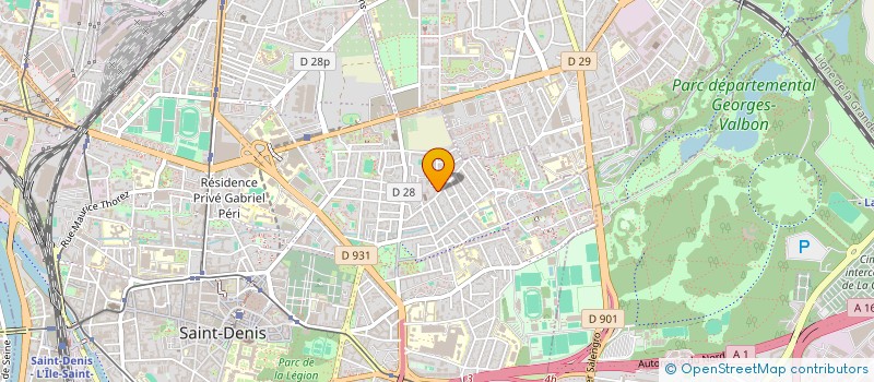 localisation de l'entreprise MONSIEUR DAVID DUMONTIER  SAINT-DENIS