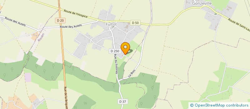 localisation de l'entreprise MONSIEUR DAVID DUMONTIER  FULTOT