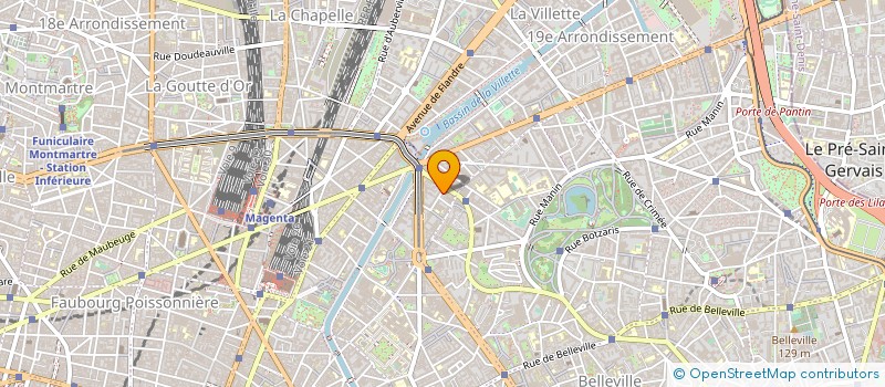 localisation de l'entreprise MONSIEUR DAVID DUMORTIER  PARIS