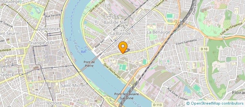 localisation de l'entreprise MONSIEUR DAVID DUMOULIN  BORDEAUX