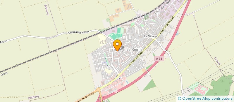 localisation de l'entreprise MONSIEUR DAVID DUMOUTIER  WITRY-LES-REIMS