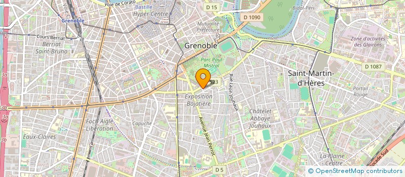 localisation de l'entreprise MONSIEUR DAVID DUPONT à GRENOBLE