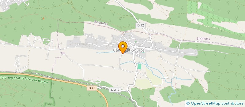 localisation de l'entreprise MONSIEUR DAVID DUPONT  CAMPS-LA-SOURCE