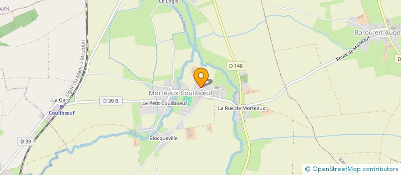 localisation de l'entreprise MONSIEUR DAVID DUPONT  MORTEAUX-COULIBUF