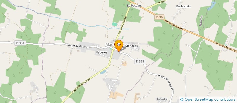 localisation de l'entreprise MONSIEUR DAVID DUPOUY  MAURRIN