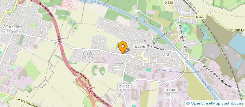 localisation de l'entreprise MONSIEUR DAVID DUPUICH  AUBY