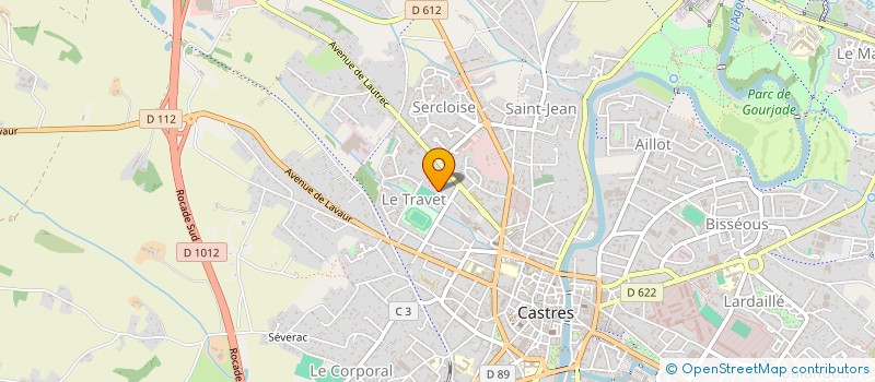 localisation de l'entreprise MONSIEUR DAVID DUPUY  CASTRES