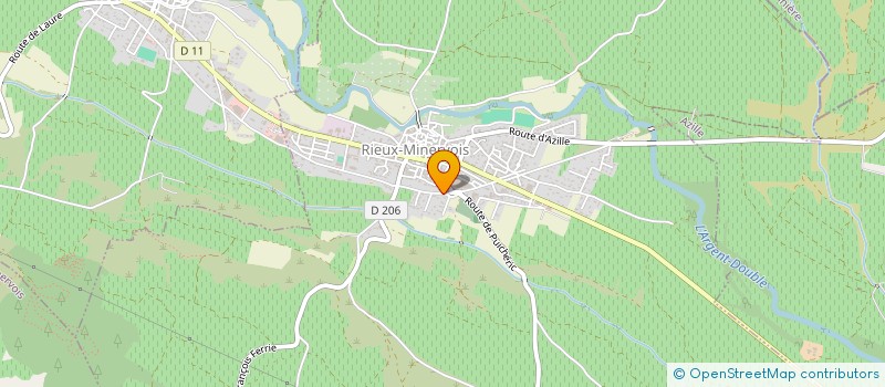 localisation de l'entreprise MONSIEUR DAVID DURAND à RIEUX-MINERVOIS