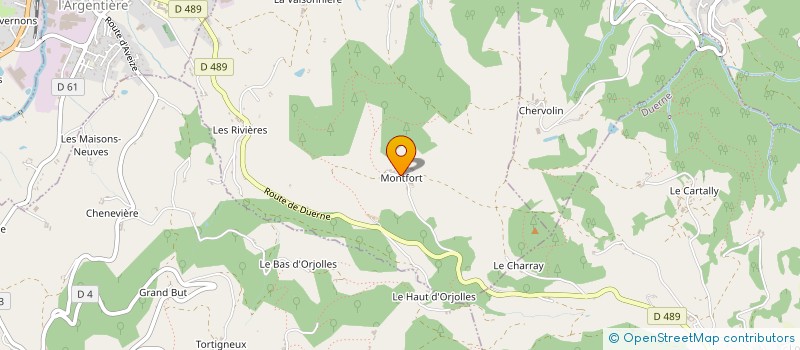 localisation de l'entreprise MONSIEUR DAVID DURAND  SAINT-GENIS-L'ARGENTIERE