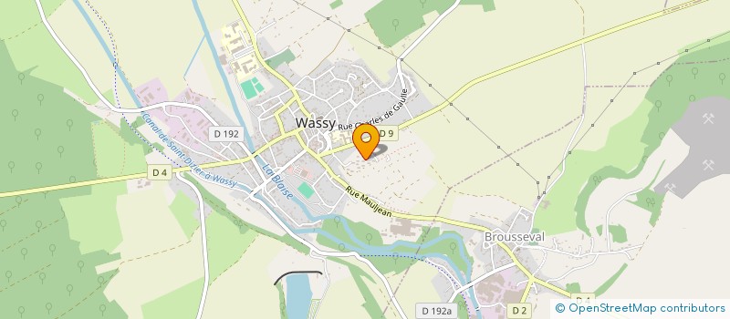 localisation de l'entreprise MONSIEUR DAVID DURAND à WASSY