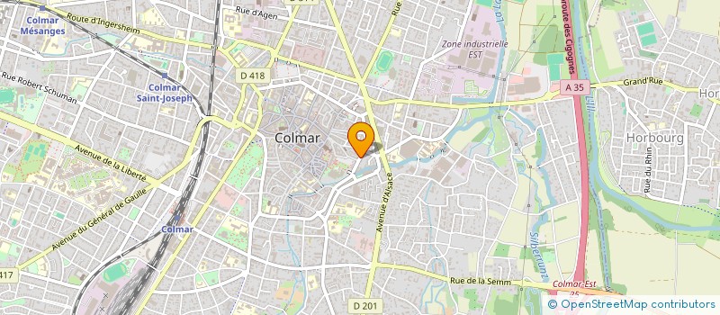 localisation de l'entreprise MONSIEUR DAVID DURANTON  COLMAR