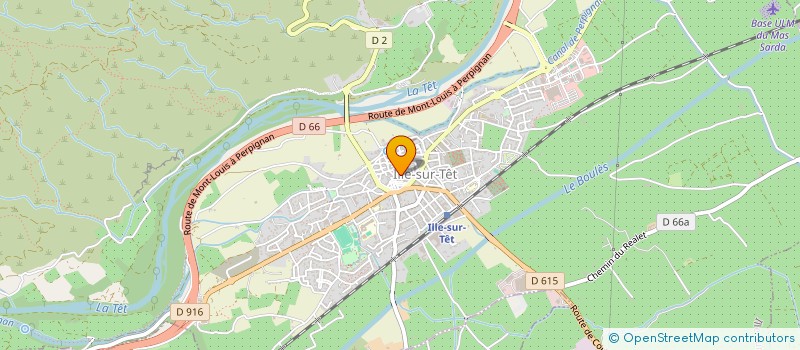 localisation de l'entreprise MONSIEUR DAVID DURIEUX  ILLE-SUR-TET