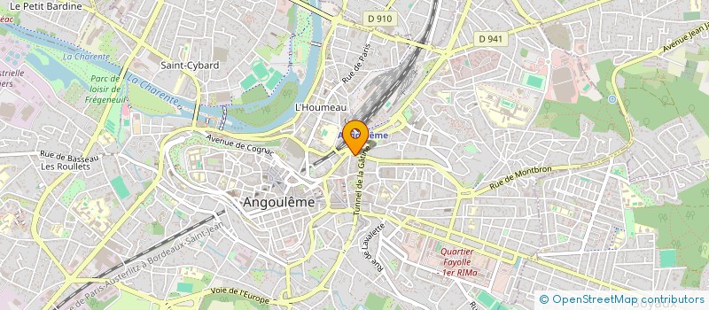 localisation de l'entreprise MONSIEUR DAVID DURIOT à ANGOULEME