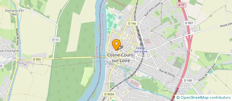 localisation de l'entreprise MONSIEUR DAVID DURRENWAECHTER à COSNE-COURS-SUR-LOIRE