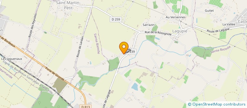 localisation de l'entreprise MONSIEUR DAVID DUSSEVAL  LAGUPIE