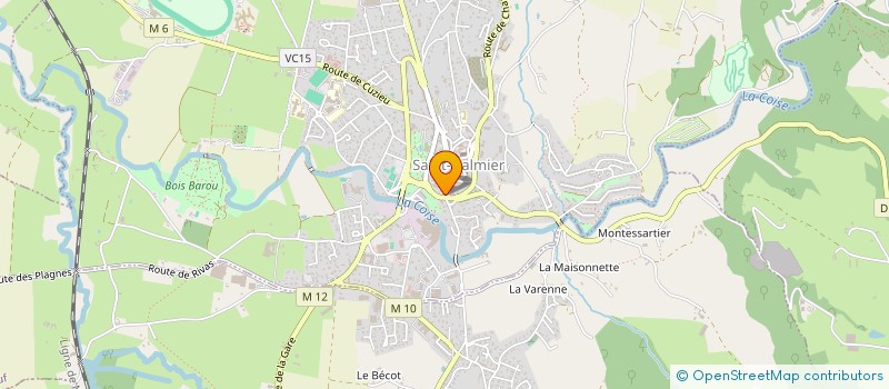 localisation de l'entreprise MONSIEUR DAVID DUSSUD  BELLEGARDE-EN-FOREZ