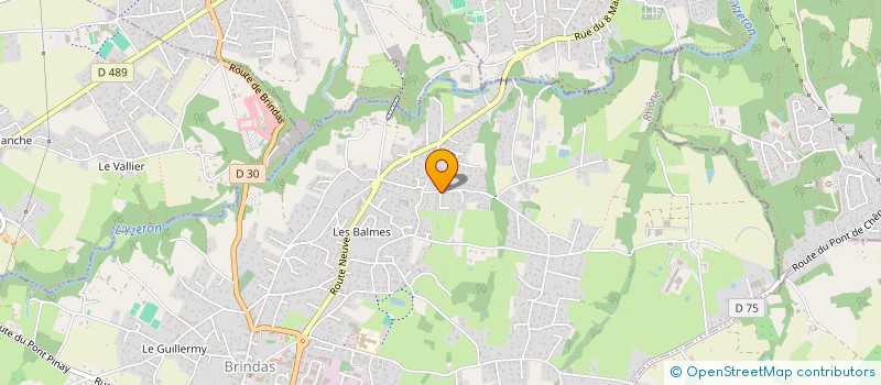 localisation de l'entreprise MONSIEUR DAVID DUTOUR  BRINDAS