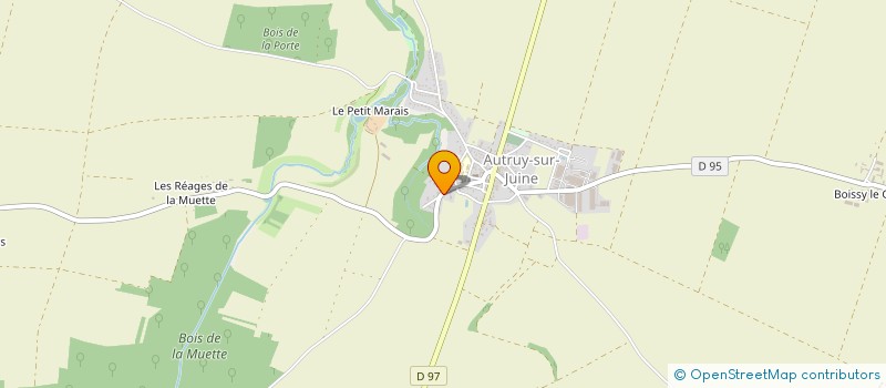 localisation de l'entreprise MONSIEUR DAVID DUVAL à AUTRUY-SUR-JUINE