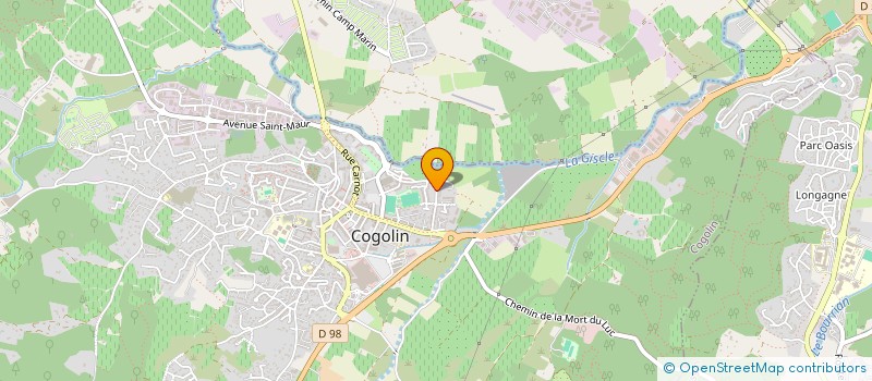 localisation de l'entreprise MONSIEUR DAVID EBRAHIMI  COGOLIN