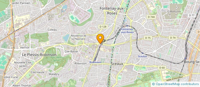 localisation de l'entreprise MONSIEUR DAVID EDERY  FONTENAY-AUX-ROSES