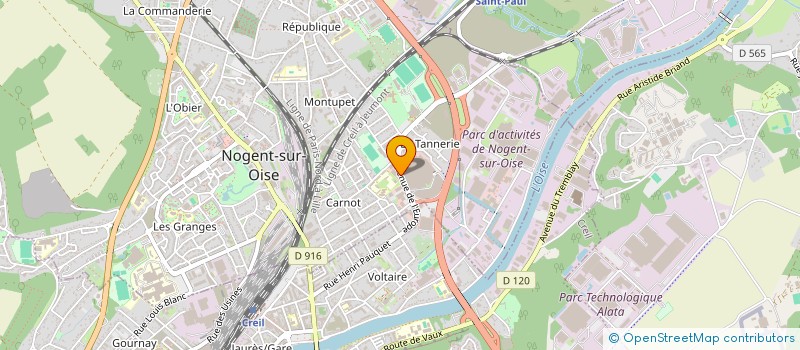 localisation de l'entreprise MONSIEUR DAVID EL KIYANE  NOGENT-SUR-OISE