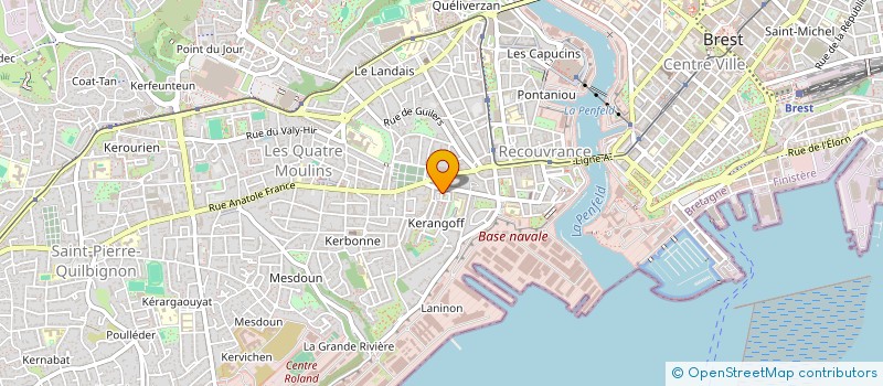 localisation de l'entreprise MONSIEUR DAVID ELARD à BREST