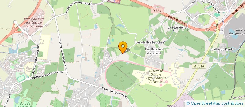 localisation de l'entreprise MONSIEUR DAVID ELFRICH à BOUGUENAIS