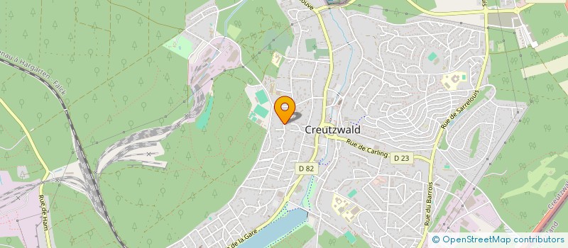 localisation de l'entreprise MONSIEUR DAVID ELIAS  CREUTZWALD