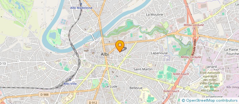 localisation de l'entreprise MONSIEUR DAVID ELIE à ALBI