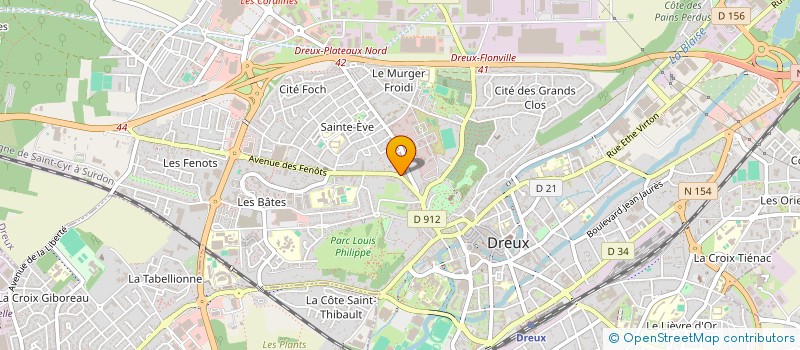 localisation de l'entreprise MONSIEUR DAVID ELIEZER à DREUX