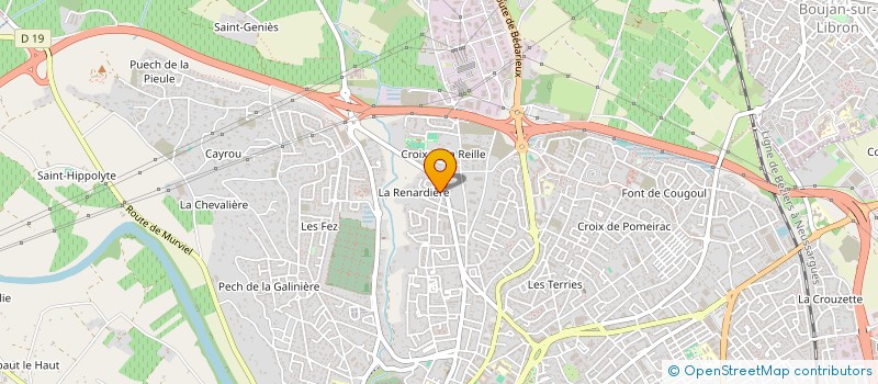 localisation de l'entreprise MONSIEUR DAVID-ELPIDIO MORALES-ZAMBRANO  BEZIERS
