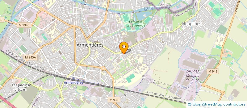 localisation de l'entreprise MONSIEUR DAVID EMPIS  ARMENTIERES