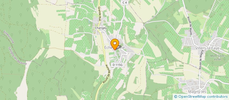 localisation de l'entreprise MONSIEUR DAVID ENARD  ECHEVRONNE