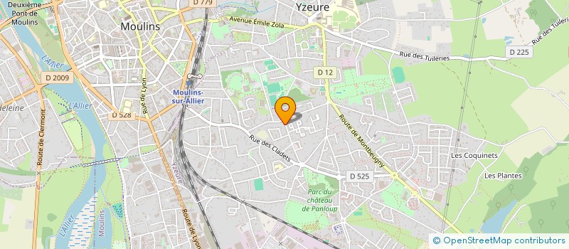 localisation de l'entreprise MONSIEUR DAVID ENCINAS à YZEURE