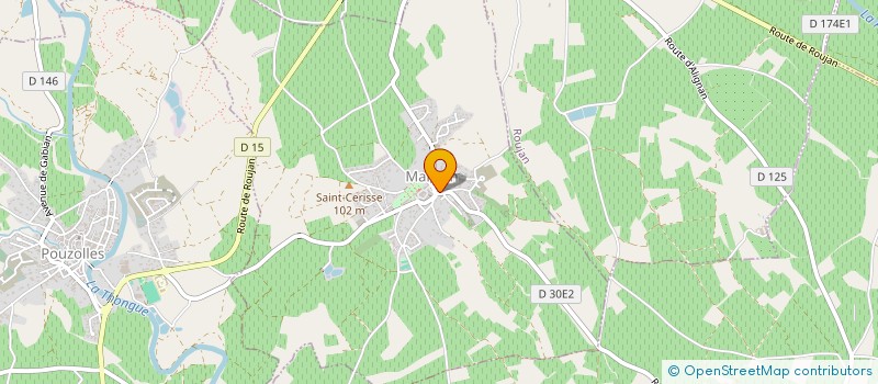 localisation de l'entreprise MONSIEUR DAVID ENJALBAL  MARGON