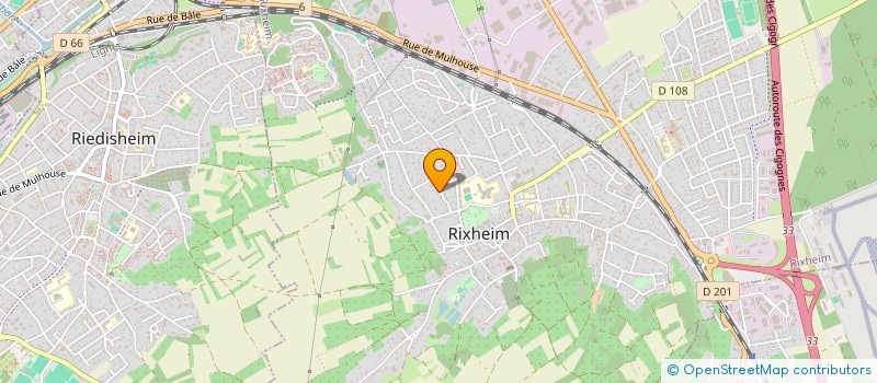 localisation de l'entreprise MONSIEUR DAVID ERBLANG  RIXHEIM