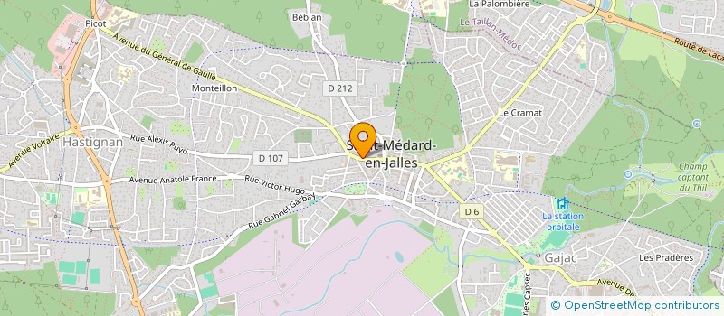 localisation de l'entreprise MONSIEUR DAVID ERIC RENE DUBOIS  SAINT-MEDARD-EN-JALLES