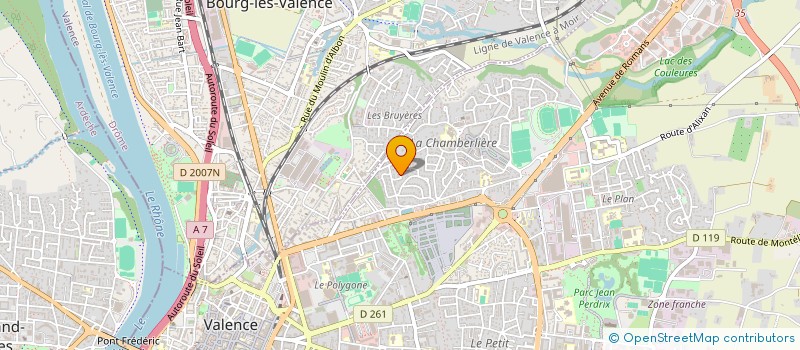 localisation de l'entreprise MONSIEUR DAVID ERKER à VALENCE