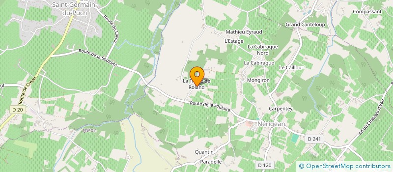 localisation de l'entreprise MONSIEUR DAVID ESPERON  NERIGEAN