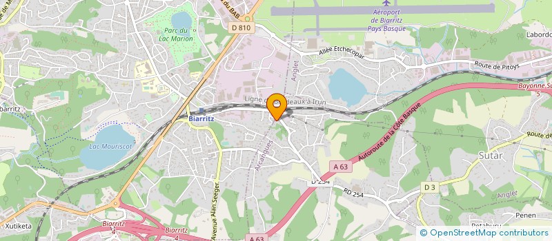 localisation de l'entreprise MONSIEUR DAVID ESTRADA à BIARRITZ