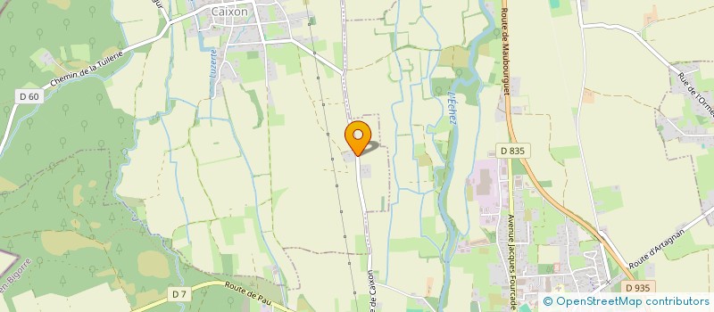 localisation de l'entreprise MONSIEUR DAVID ETCHEGOYHEN  CAIXON
