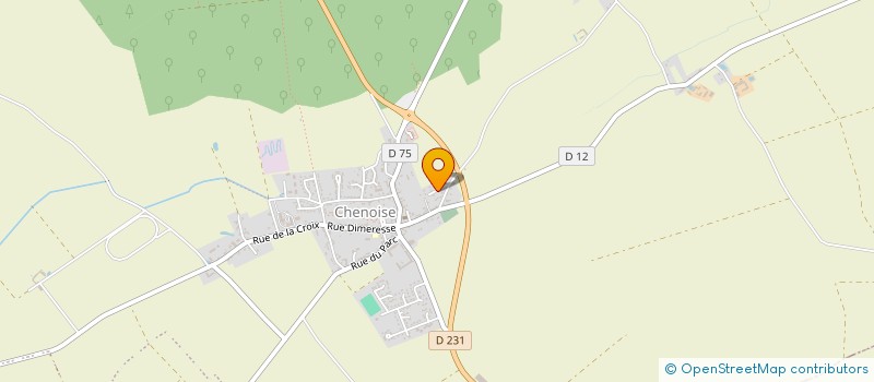 localisation de l'entreprise MONSIEUR DAVID ETIENNE  CHENOISE-CUCHARMOY