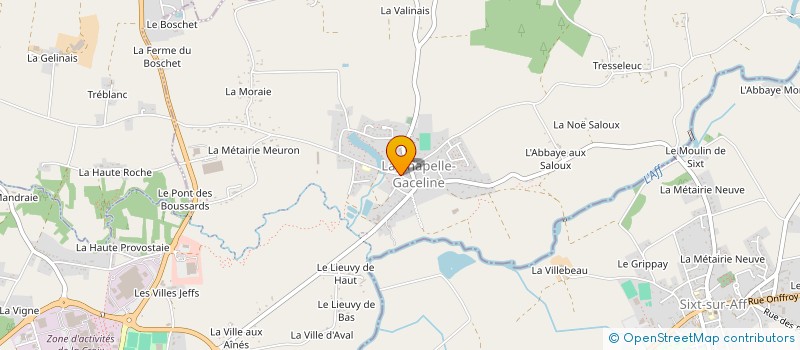 localisation de l'entreprise MONSIEUR DAVID ETRILLARD à LA GACILLY