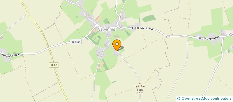 localisation de l'entreprise MONSIEUR DAVID ETTON  GAPENNES